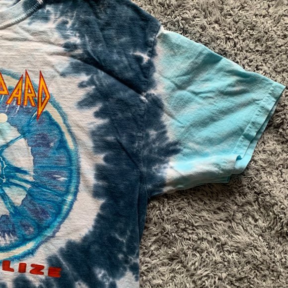 Def Leppard Adrenalize Tie Dye T-Shirt. Medium. Official Def Leppard. - Picture 4 of 6